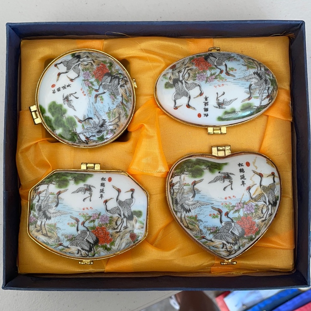 Chinese trinket boxes